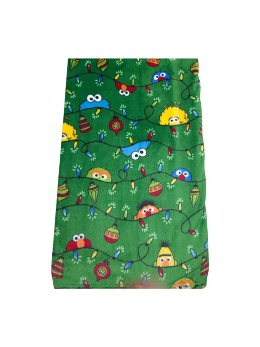 Sesame Street Christmas Decorative Plush Throw Blanket 50x70